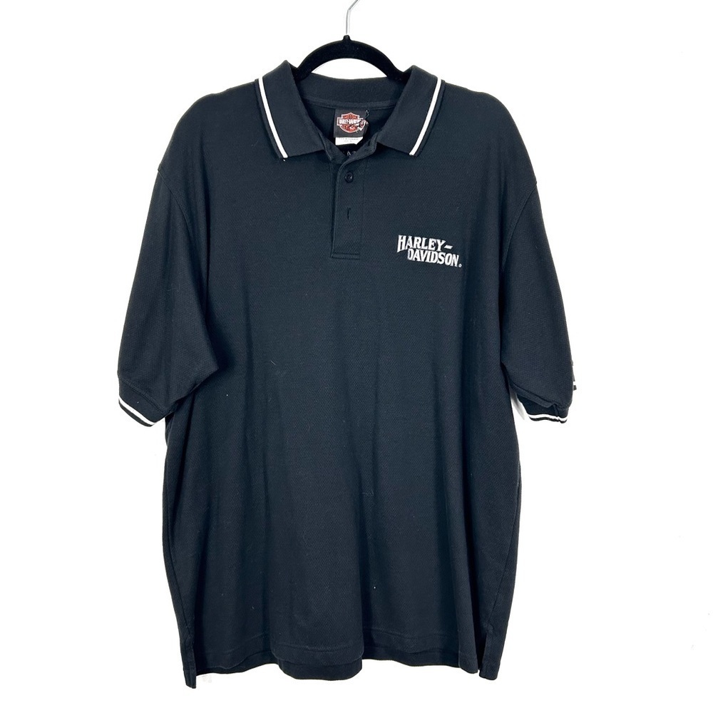 HARLEY DAVIDSON black polo Q3